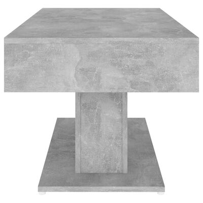 vidaXL Coffee Table Concrete Grey 96x50x45 cm Engineered Wood