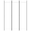 vidaXL 3-Panel Room Divider White 150x200 cm Fabric