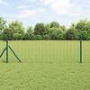 vidaXL Euro Fence Green 0.4 x 10 m PVC-coated iron