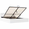 vidaXL Hydraulic Storage Bed Frame without Mattress with LED White 160x200cm
