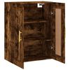 vidaXL Wall Mounted Cabinet Smoked Oak 69.5x34x90 cm Engineered Wood