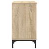 vidaXL Bathroom Sink Cabinet with Door Sonoma Oak 60.5 x 33.5 x 61 cm