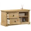 vidaXL TV Cabinet Corona 100x40x52 cm Solid Wood Pine