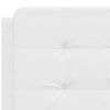 vidaXL Bed Frame without Mattress "Zadar" White 120x200 cm Faux Leather