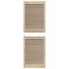 vidaXL Cabinet Door 4 pcs Natural 140.5 x 2 x 49.5 cm Solid Pine Wood