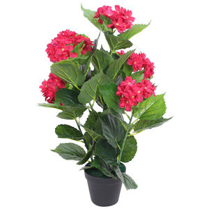 vidaXL Artificial Plant | Red | Plastic and iron wire | 60 cm high