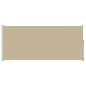 vidaXL Retractable Side Awning 220 x 500 cm 100% polyester iron steel