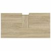 vidaXL Bathroom Cabinet Sonoma Oak 65x33x60 cm Engineered Wood