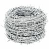 vidaXL Barbed Wire Silver 100 m Hot-dip Galvanised Steel