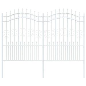 vidaXL Garden Fence KAMPEN White