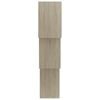 vidaXL Cube Wall Shelf Sonoma Oak 68x15x68 cm Engineered Wood