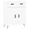 vidaXL Highboard White 69.5x34x180 cm Engineered Wood
