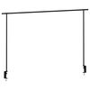 ProGarden Decoration Table Rod With Table Clamp Metal Black