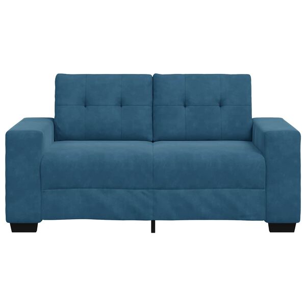 vidaXL Sofa Blue 160 x 77 x 82 cm Fabric