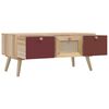 vidaXL Coffee Table with Drawers 80x40x35.5 cm Engineered Wood