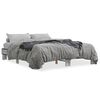 vidaXL Bed Frame without Mattress Grey Sonoma 150x200 cm King Size