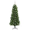 vidaXL Christmas Tree with 300 LEDs with Stand Green 240 cm PE