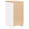 vidaXL Garage Storage Cabinet White 40x51x85 cm Solid Wood Pine