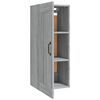 vidaXL Hanging Cabinet Grey Sonoma 35x34x90 cm Engineered Wood