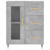 vidaXL Sideboard Concrete Grey 69.5x34x90 cm Engineered Wood