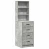 vidaXL Dressing Table 2 pcs Grey 50 x 41 x 135 cm Engineered wood