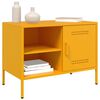 vidaXL TV Cabinets 2 pcs Mustard Yellow 68x39x50.5 cm Steel