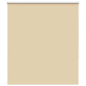 vidaXL Roller Blind Blackout Beige 130x175 cm Fabric Width 126.6 cm Polyester