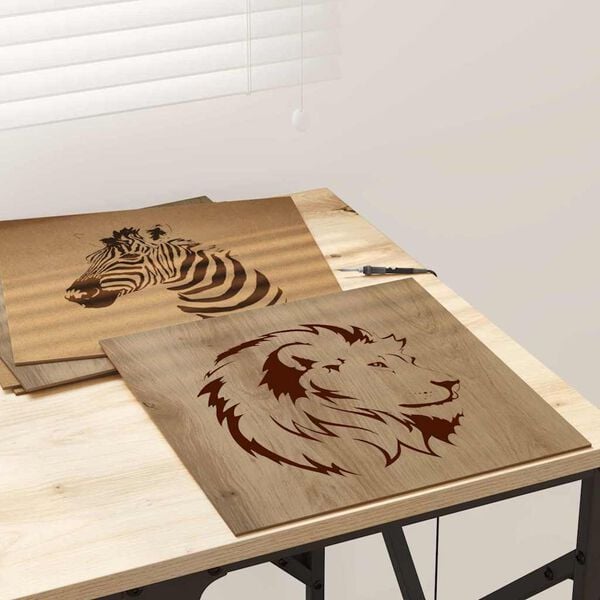 vidaXL Decor Panels 12 pcs Artisan Oak 30 x 30 x 0.27 cm