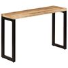 vidaXL Console Table | Mango Wood Brown | Solid mango wood and steel | Medium