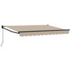 vidaXL Retractable Awning Beige 3 x 2 m 100% Polyester and Aluminium