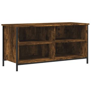 vidaXL TV Cabinet Smoked Oak 100x40x50 cm Engineered Wood