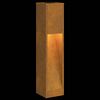 vidaXL Solar Led Pathway Light 2 pcs Bronze Weathering Steel