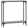 vidaXL Console Table Grey Sonoma 75x22.5x75 cm Engineered Wood