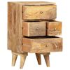 vidaXL Bedside Cabinet 36x30x60 cm Solid Mango Wood