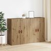 vidaXL Wall-Mounted Cabinet 2 pcs Artisan Oak 69.5 x 34 x 90 cm