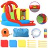 Happy Hop Bouncy Castle with Slide and Splash Pool 280x319x211 cm