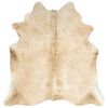 vidaXL Real Cow Hide Rug 150x170 cm Beige
