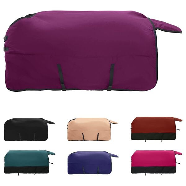 vidaXL Horse Blanket Full Purple 85 cm Polyester
