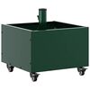 vidaXL Parasol Base Manual Green 45 x 45 x 45 cm Steel