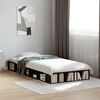 vidaXL Bed Frame without Mattress Black 90x200 cm