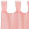 vidaXL Voile Curtains with Loops 2 pcs Pink 140x260 cm