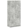 vidaXL Wardrobe Concrete Grey 90x52x200 cm Engineered Wood