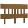 vidaXL Bed Headboard Honey Brown 203.5x3x81 cm Solid Wood Pine