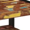 vidaXL Coffee Table Multicolour 50x50x38 cm Solid Wood Reclaimed