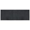 vidaXL Rug Rectangular Grey 70x200 cm Bamboo