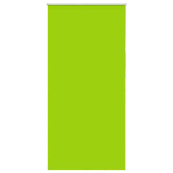 vidaXL Roller Blind Blackout Leaves Green 115x230 cm Fabric Width 110.7 cm Polyester