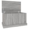 vidaXL Storage Box Grey Sonoma 70x40x38 cm Engineered Wood