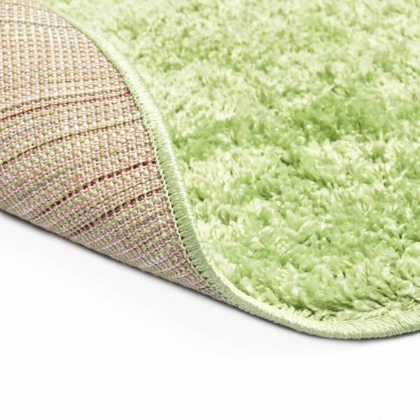 vidaXL Shaggy Area Rug 160 cm Green