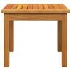 vidaXL Side Table Oil Natural Solid Acacia Wood