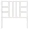 vidaXL Bed Headboard White 96x4x100 cm Solid Wood Pine